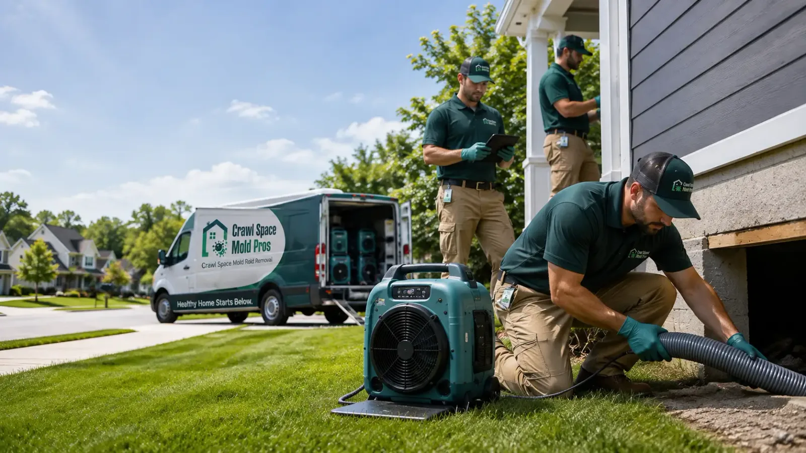 Crawl Space Mold Removal in Markham, TX